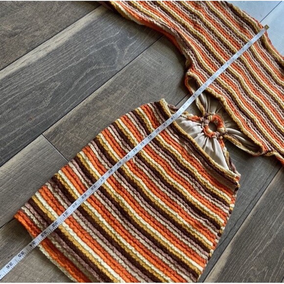 NEW WITH TAGS!! 12th Tribe Free Bird Crochet Dress Sz Small - Picture 9 of 10